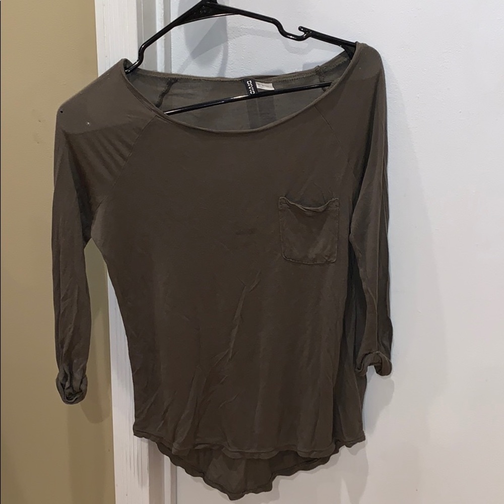 hunter green quarter sleeve shirt